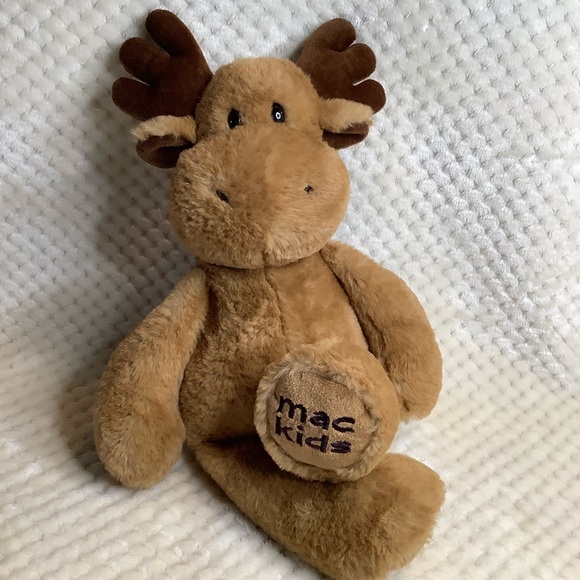 AURORA World Mac Kids Plush Maple Moose Stuffed Animal Soft Toy - Picture 7 of 13